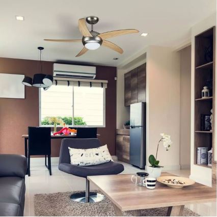 Ventilador de teto 2xE27/20W/230V diâmetro 132 cm + controlo remoto