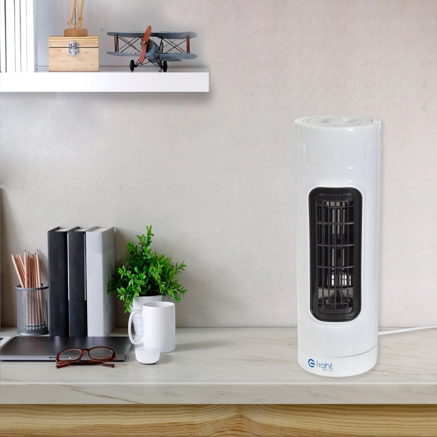 Ventilador de pie TOWER 30W/230V blanco