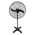 Ventilador industrial de pé 115 W/230 V — 188 cm, preto