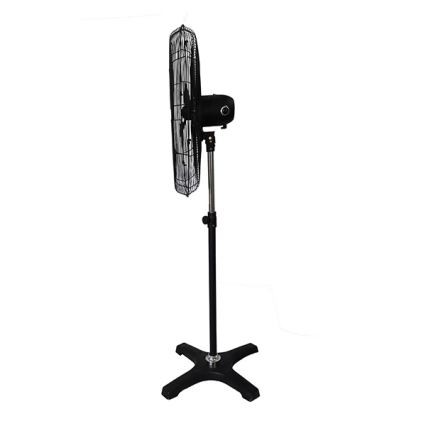 Ventilador industrial de pedestal 190W/230V 187 cm preto