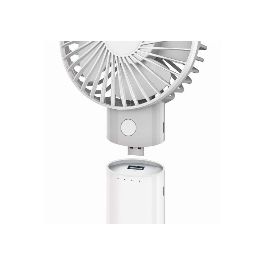 Ventilador recarregável com bateria externa 4000 mAh/3,7V USB-C