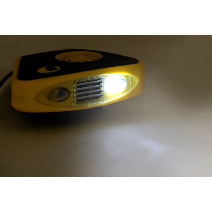 Ventoinha com aquecimento e iluminação LED 3em1 158W/12Vc