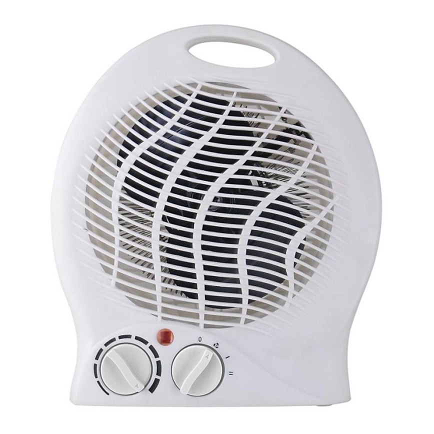 Ventoinha com um elemento de aquecimento 1000/2000W/230V branco