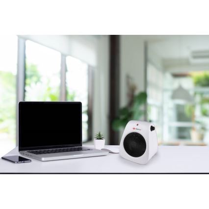 Ventoinha com um elemento de aquecimento 1000/2000W/230V