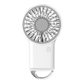 Ventoinha de bolso recarregável 3W/5V 300 mAh branca
