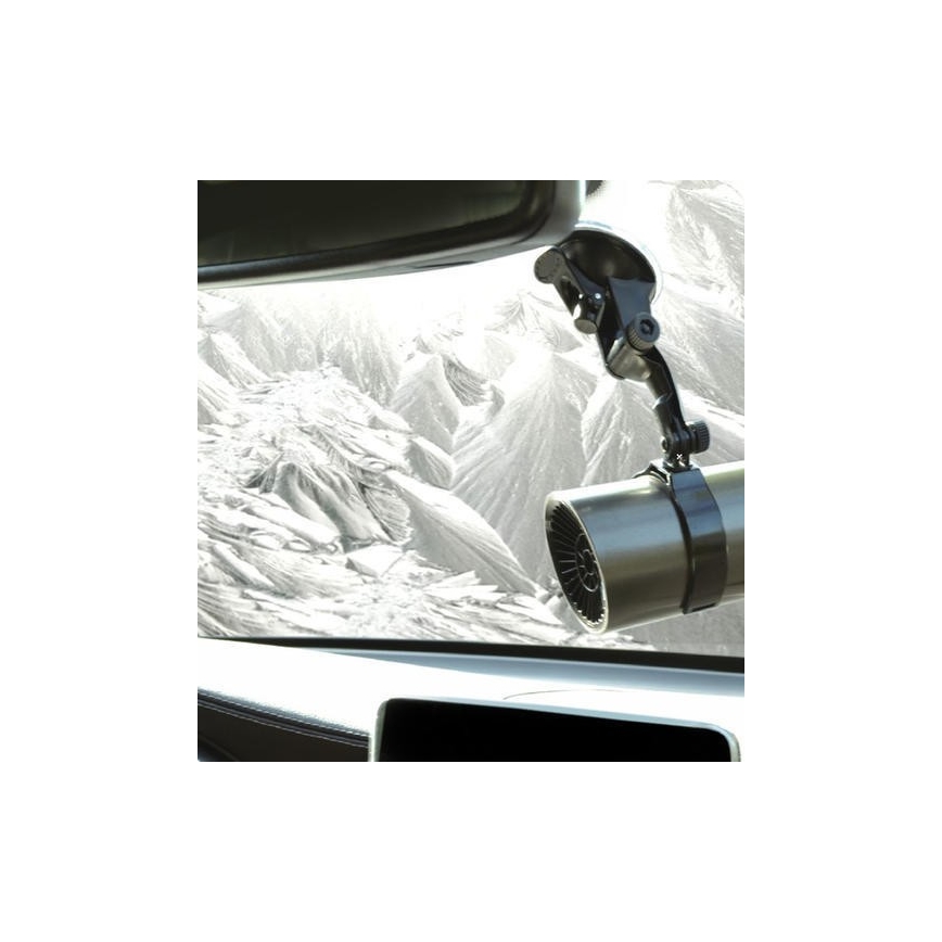 Ventoinha de carro com aquecimento 12V