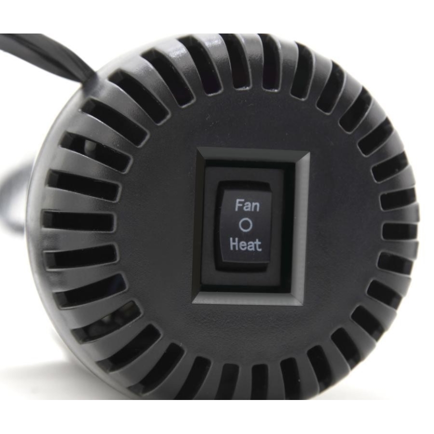 Ventoinha de carro com aquecimento 12V