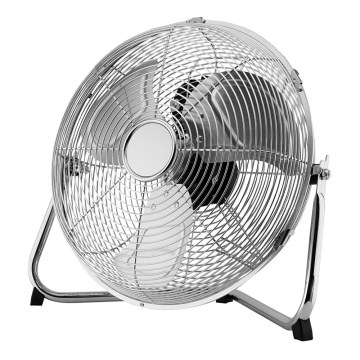 Ventoinha de chão, 35 cm, 3 velocidades, cromado, 70W