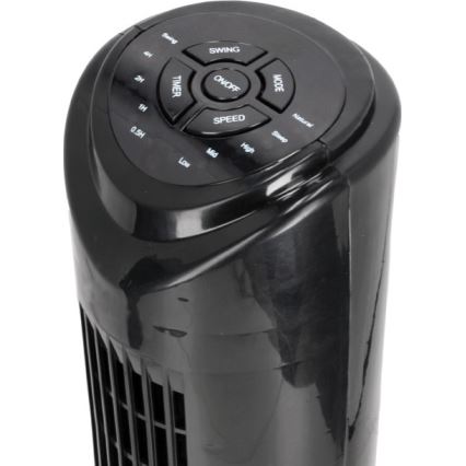 Ventoinha de chão LISSE 45W/230V 91,4 cm preto + comando