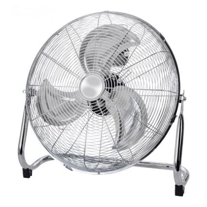 Ventoinha de chão VIENTO 100W/230V cromado brilhante