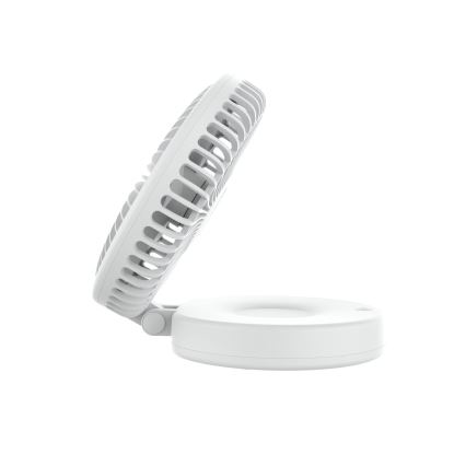 Ventoinha de mesa recarregável 10W/5V 2400 mAh branco