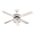Ventoinha de teto 4xE27/70W/230V diâmetro 132 cm branco