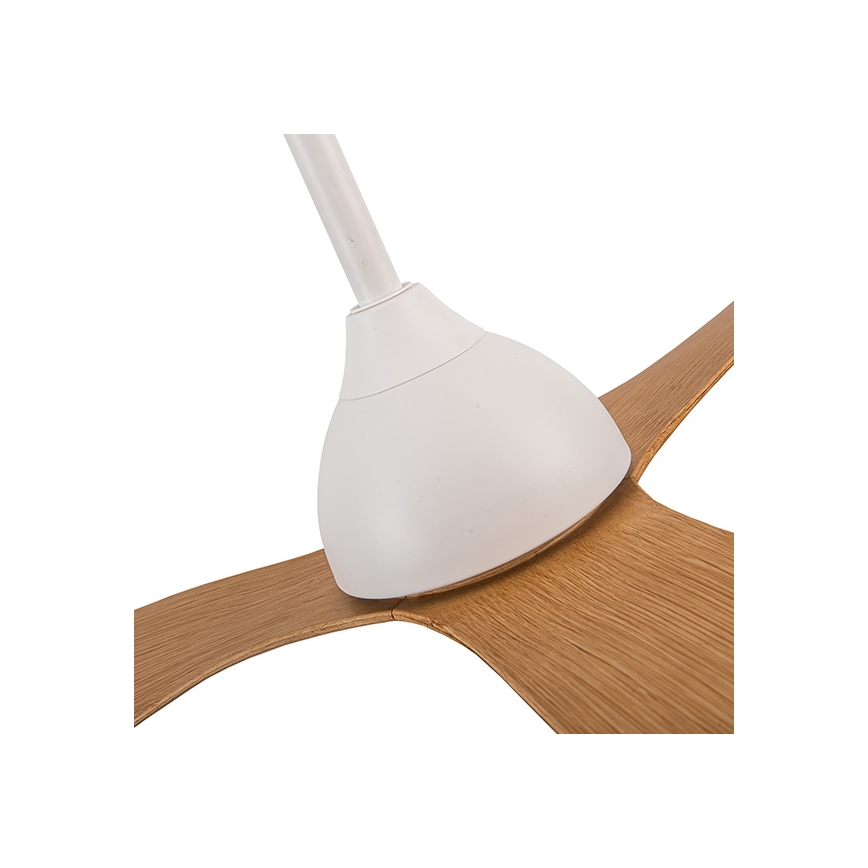 Ventoinha de teto diâmetro 132 cm bege/branco + comando