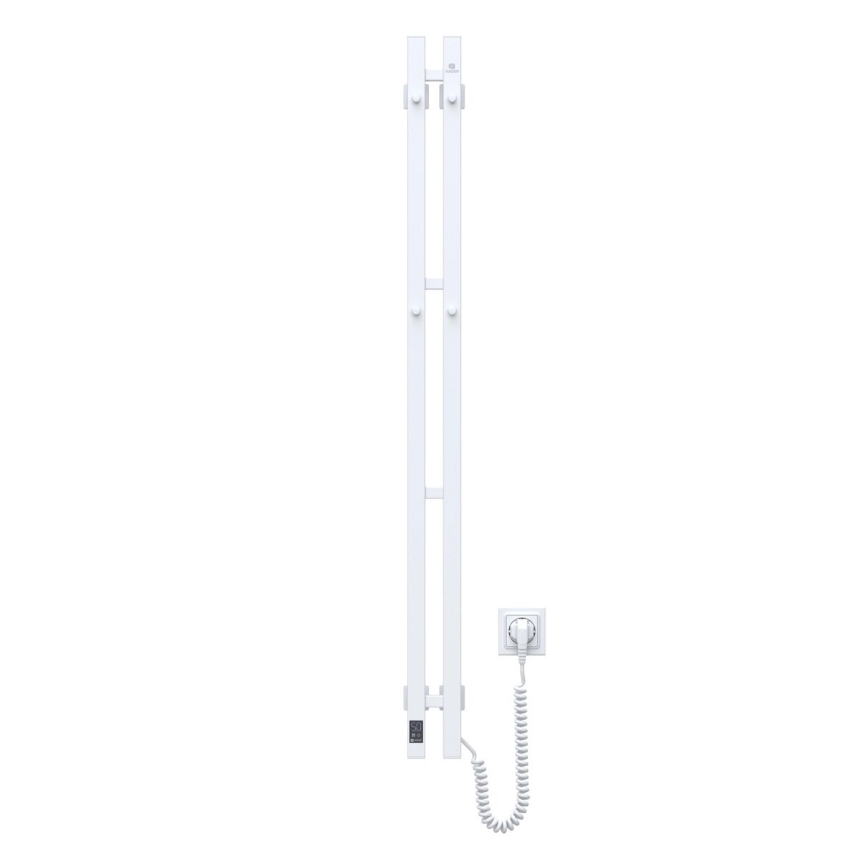 Vertaduro - Toalheiro elétrico com termóstato VEO 70W/230V 120x9 cm IP44 branco, lado direito