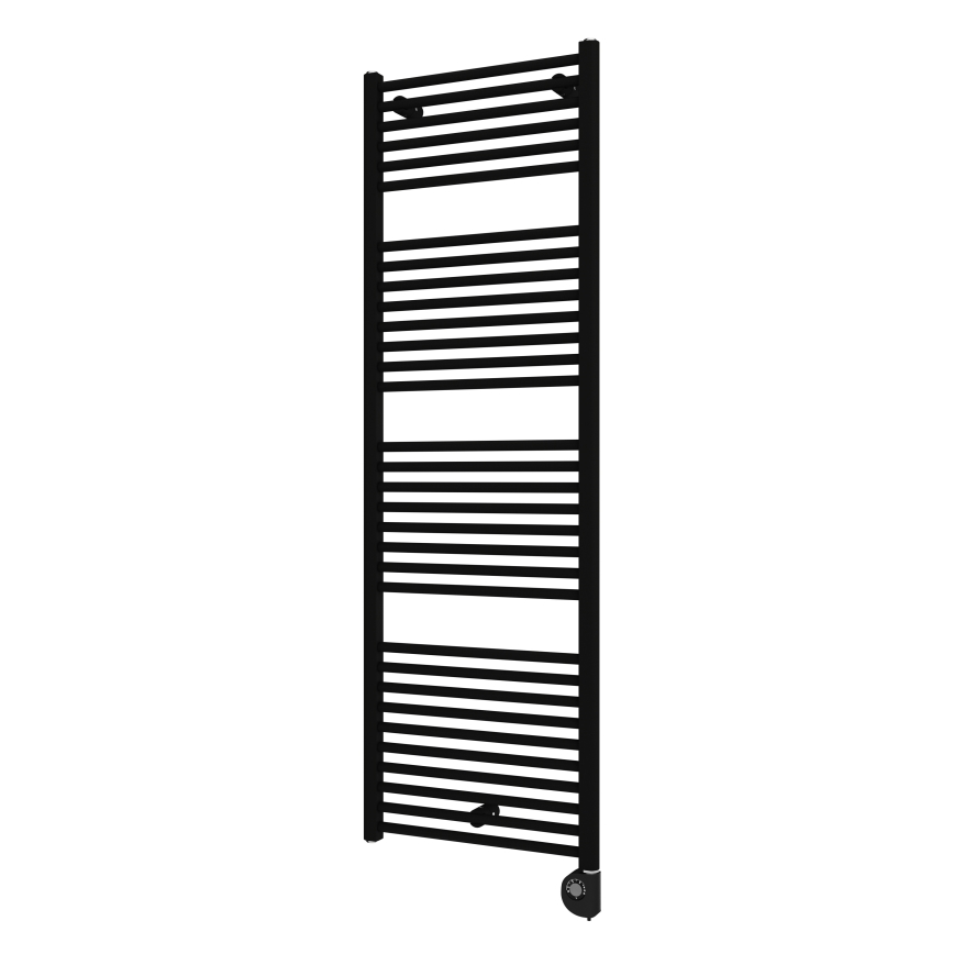 Vertaduro - Radiador de casa de banho com termostato DENISE 600 W 154 x 50 cm preto