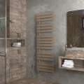 Vertaduro - Radiador de casa de banho com termostato ZIVA 800 W 177x50 cm taupe