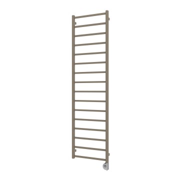 Vertaduro - Radiador de casa de banho com termóstato ZOE 400 W 186x50 cm taupe