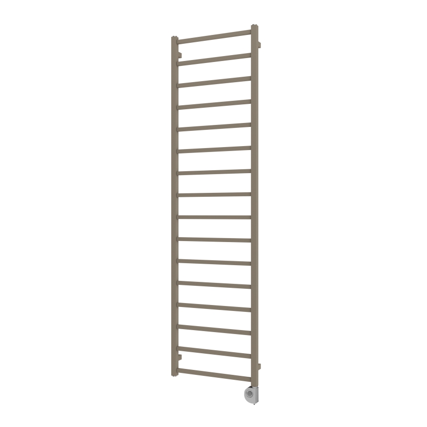 Vertaduro - Radiador de casa de banho com termóstato ZOE 400 W 186x50 cm taupe