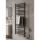 Vertaduro - Radiador de casa de banho SIMONE com termóstato, 600 W, 144 x 50 cm, preto