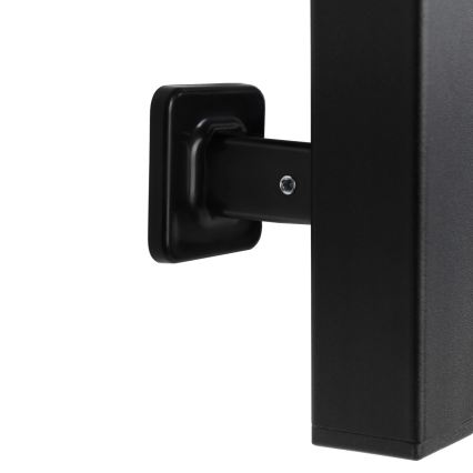 Vertaduro - Aquecedor elétrico de toalhas com termostato DOR 155W/230V 80x48 cm IP44 preto, lado esquerdo