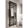 Vertaduro - Radiador para casa de banho ADEL 600W com termóstato, 128 x 50 cm, preto