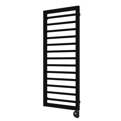 Vertaduro - Radiador para casa de banho ADEL 600W com termóstato, 128 x 50 cm, preto