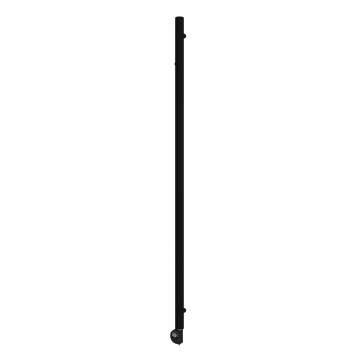 Vertaduro - Radiador para casa de banho com termóstato ERDA 400W 180x5 cm preto