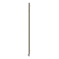 Vertaduro - Radiador para casa de banho com termóstato ERDA 400W 180x5 cm taupe