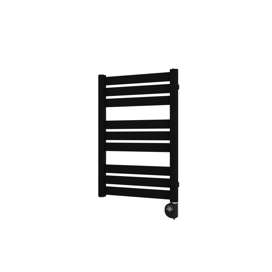 Vertaduro - Radiador para casa de banho com termostato LUCY, 400 W, 73 x 50 cm, preto