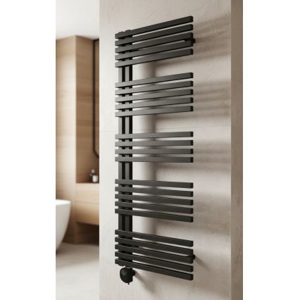 Vertaduro - Radiador para casa de banho com termóstato MICHELLE 600W 129x50 cm antracite