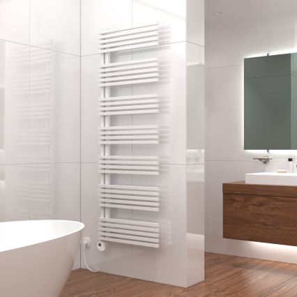 Vertaduro - Radiador para casa de banho com termostato MICHELLE 900W 177x50 cm branco