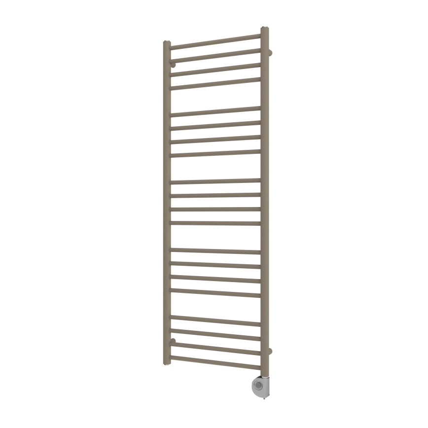 Vertaduro - Radiador para casa de banho com termostato SIMONE 600 W 144 x 50 cm taupe