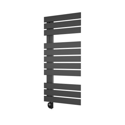 Vertaduro - Radiador para casa de banho com termóstato ZIVA, 500 W, 109 x 50 cm, antracite