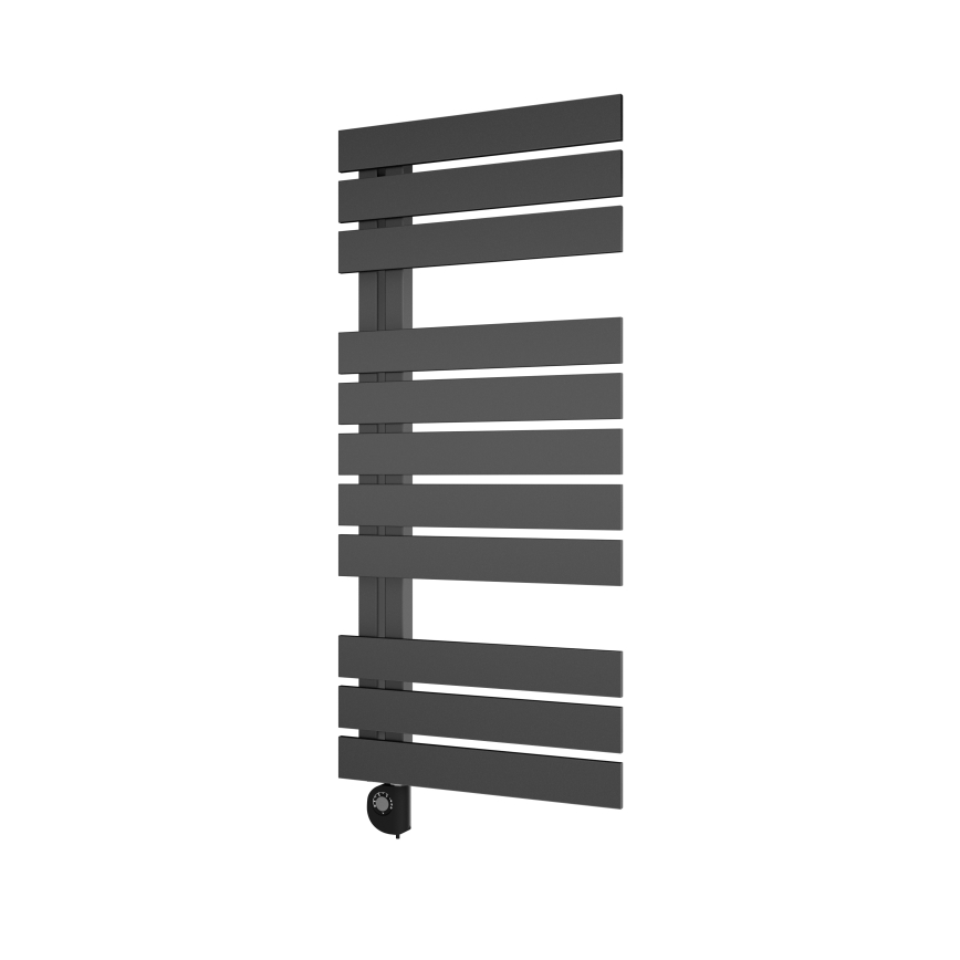 Vertaduro - Radiador para casa de banho com termóstato ZIVA, 500 W, 109 x 50 cm, antracite
