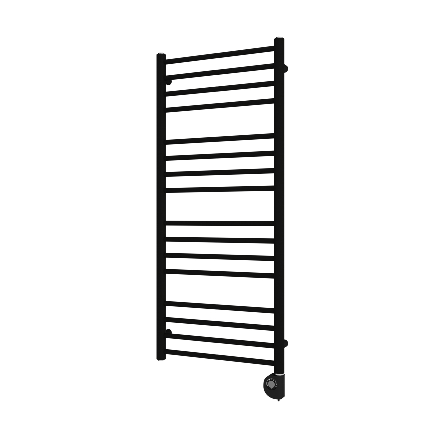 Vertaduro - Radiador para casa de banho SIMONE com termostato 400W 114x50 cm preto