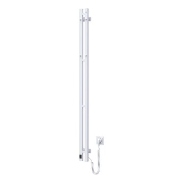 Vertaduro - Toalheiro elétrico com termóstato VEO 106W/230V 150x9 cm IP44 branco, lado direito