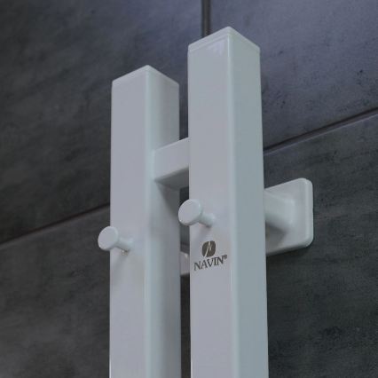 Vertaduro - Toalheiro elétrico com termóstato VEO 106W/230V 150x9 cm IP44 branco, lado direito