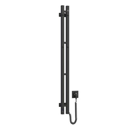 Vertaduro - Toalheiro elétrico com termóstato VEO 70W/230V 120x9 cm IP44 preto direito