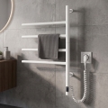 Vertaduro - Toalheiro elétrico giratório para toalhas com termostato ARA 60W/230V 65x49 cm IP44 branco