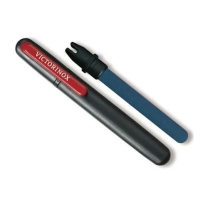 Victorinox - Afiador de facas 23 cm preto/vermelho