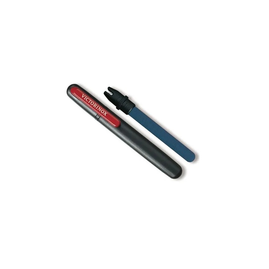 Victorinox - Afiador de facas 23 cm preto/vermelho