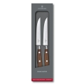 Victorinox - Conjunto de 2 facas de bife GRAND MAITRE, lâmina 12 cm, cabo em bordo