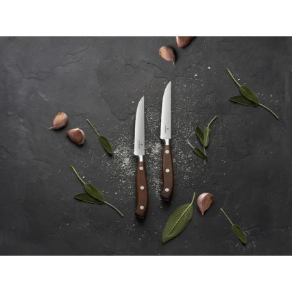 Victorinox - Conjunto de 2 facas de bife GRAND MAITRE, lâmina 12 cm, cabo em bordo