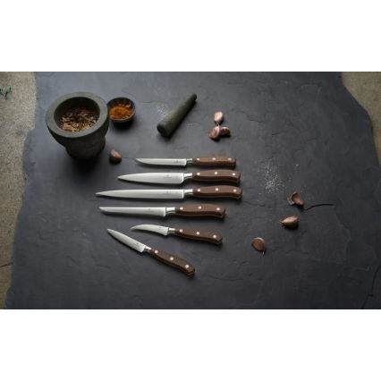 Victorinox - Conjunto de 2 facas de bife GRAND MAITRE, lâmina 12 cm, cabo em bordo