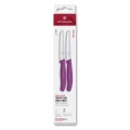 Victorinox - Conjunto de 2 facas de cozinha para legumes SWISS CLASSIC, 11 cm, roxo