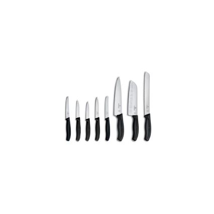 Victorinox - Conjunto de facas de cozinha em bloco SWISS CLASSIC, 9 peças, faia/bege