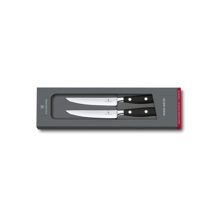 Victorinox - Conjunto de facas para bife GRAND MAITRE 12 cm, 2 peças, preto