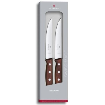 Victorinox - Conjunto de facas para bife WOOD 14 cm 2 peças bordo