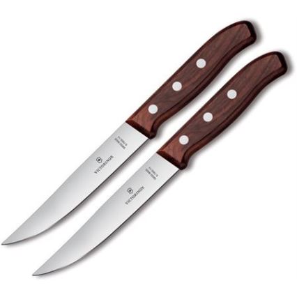 Victorinox - Conjunto de facas para bife WOOD 14 cm 2 peças bordo