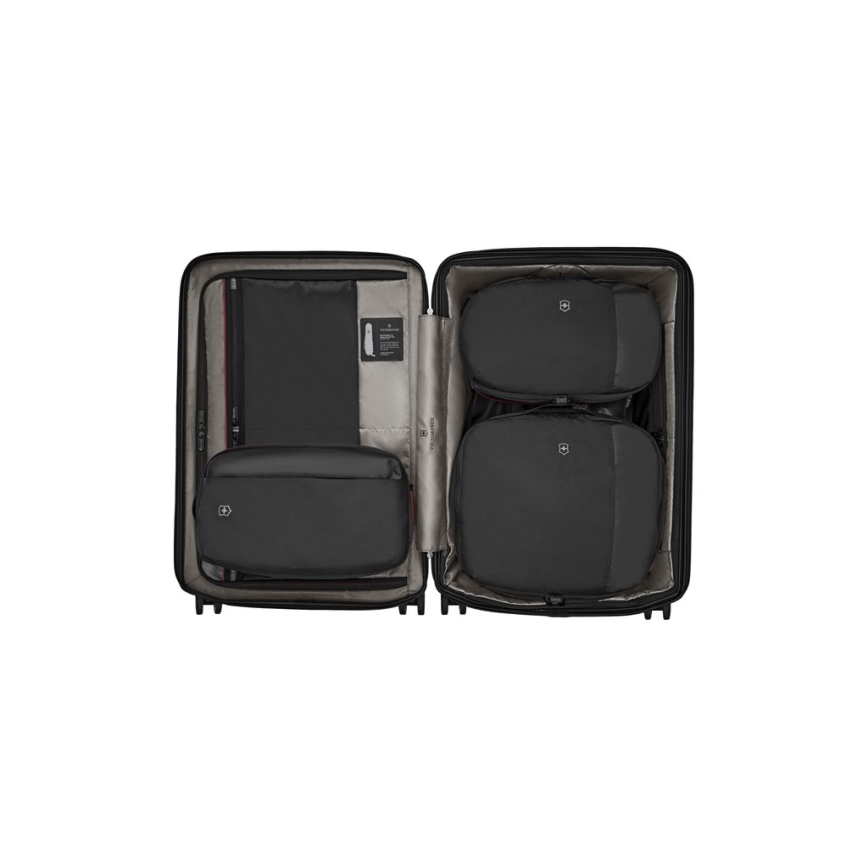 Victorinox - Conjunto de organizadores de viagem Travel Essentials, 3 peças, preto